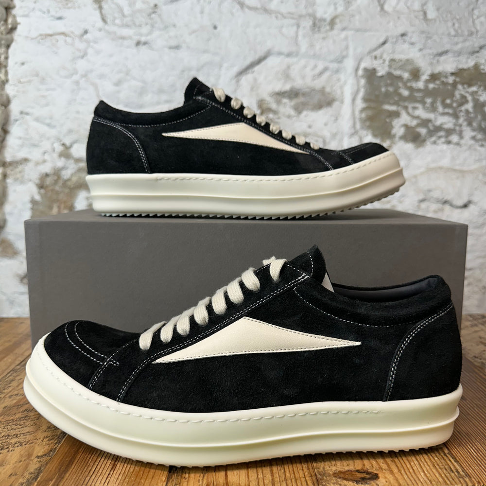 Rick Owens VIntage Black Suede Milk Sneaker DS