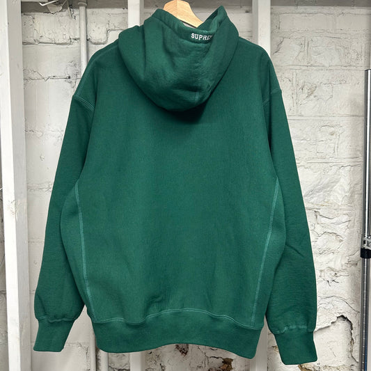 Supreme Preme Dark Green Hoodie Sz L