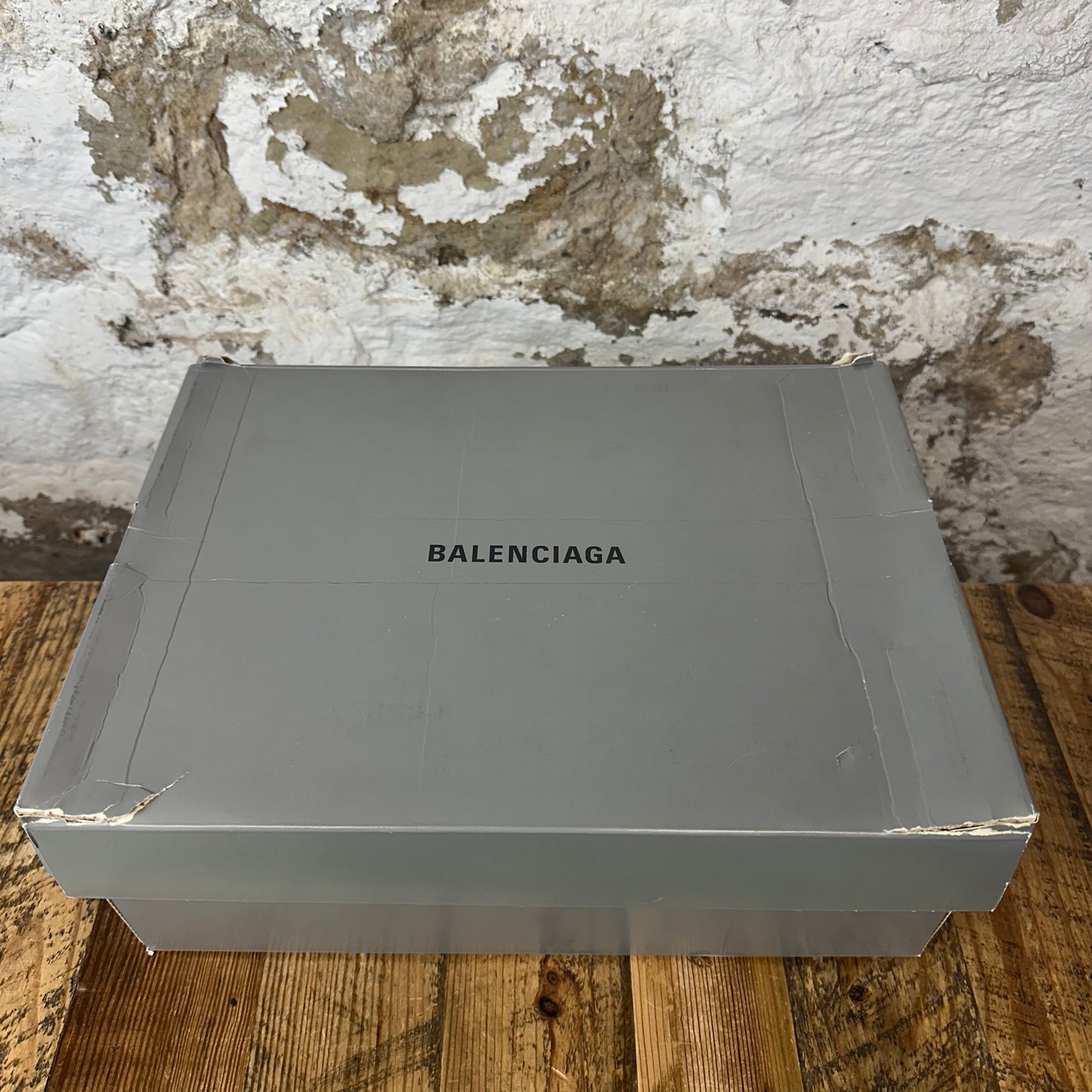 Balenciaga Political Blue Furry Slide