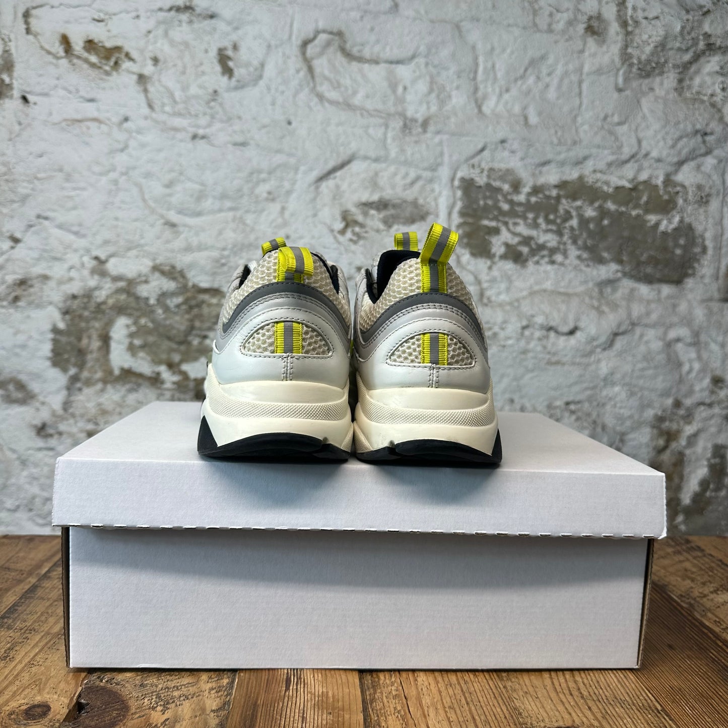 Dior B22 Grey Yellow White Sneaker Sz 8 (41)