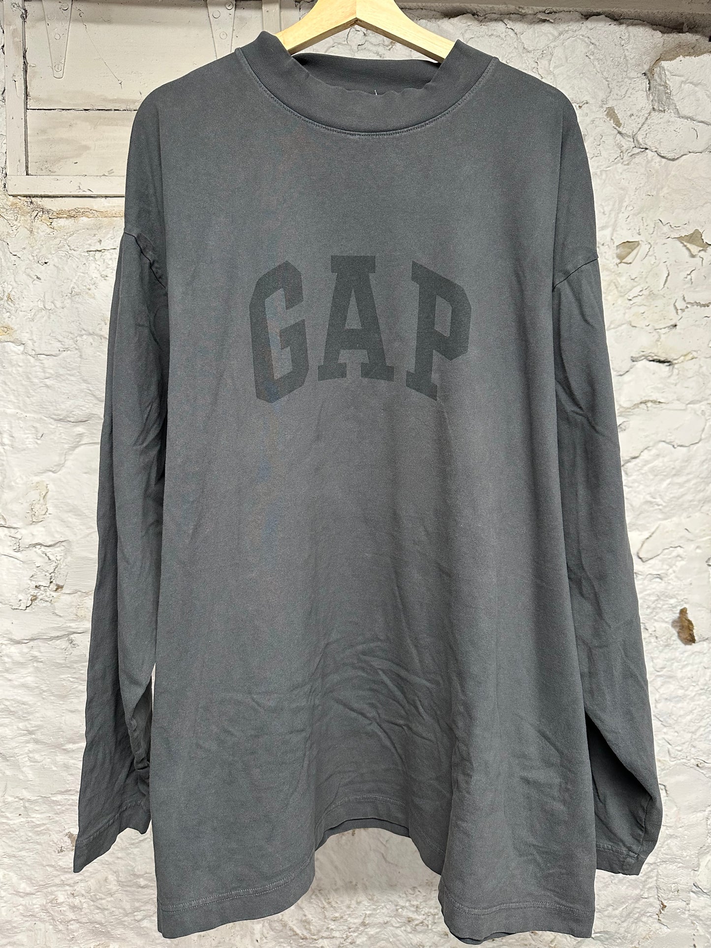 Yeezy Gap Dove Grey L/S T-Shirt Sz XL