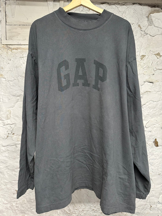 Yeezy Gap Dove Grey L/S T-Shirt Sz XL