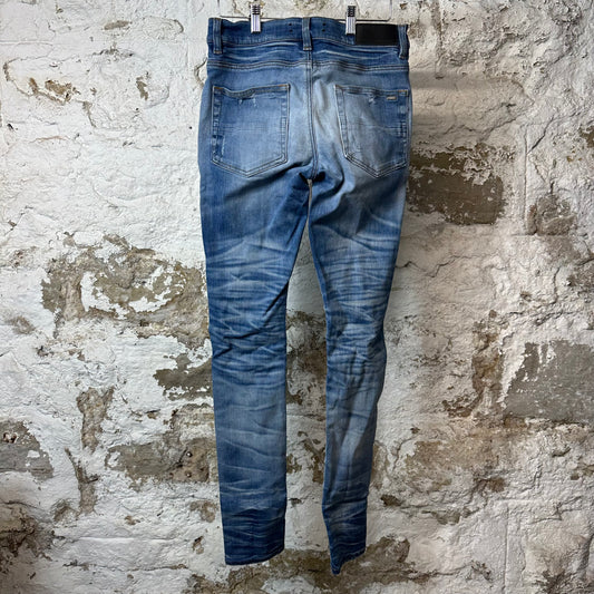 Amiri Plain Blue Denim Jeans Sz 30