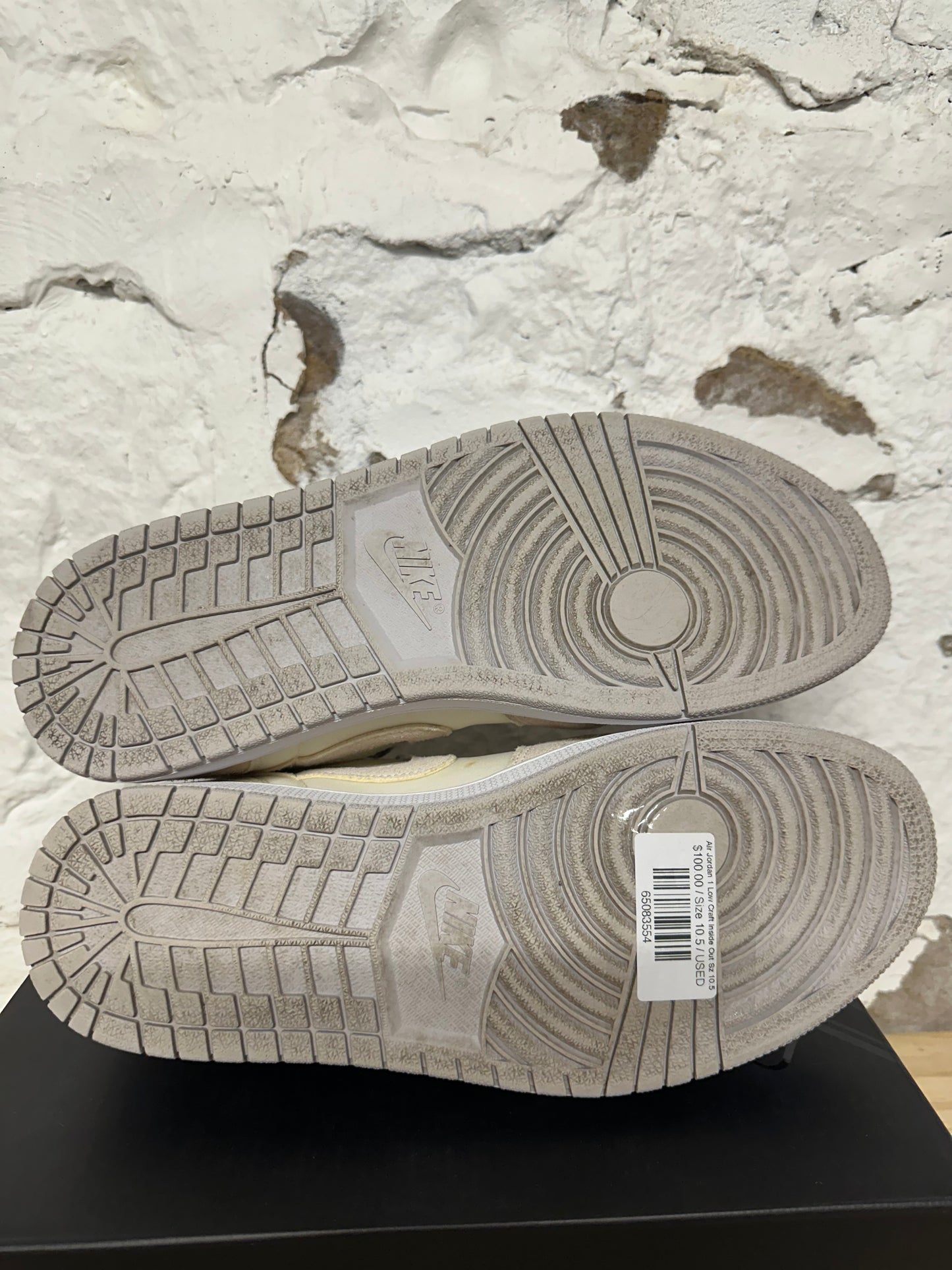 Air Jordan 1 Low Craft Inside Out Sz 10.5