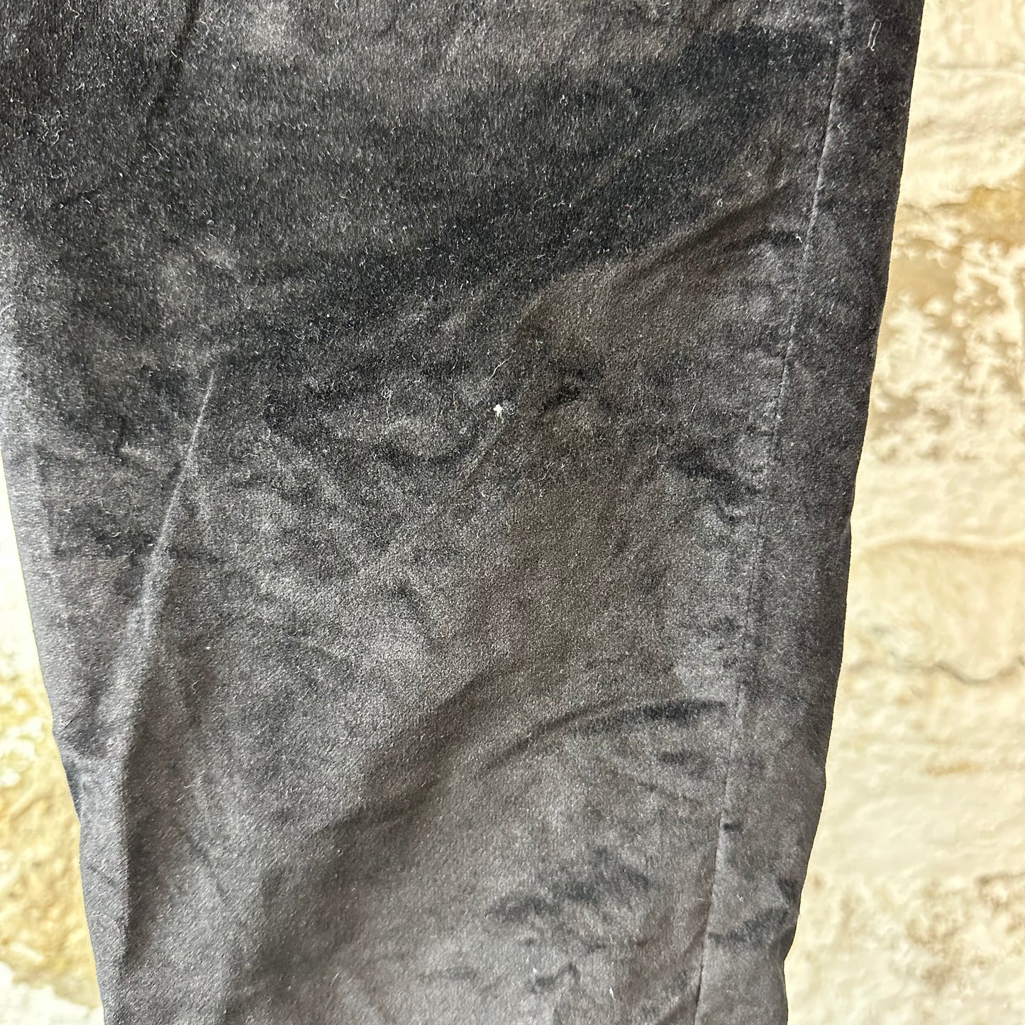 Amiri Plain Black Velour Jeans Sz 30