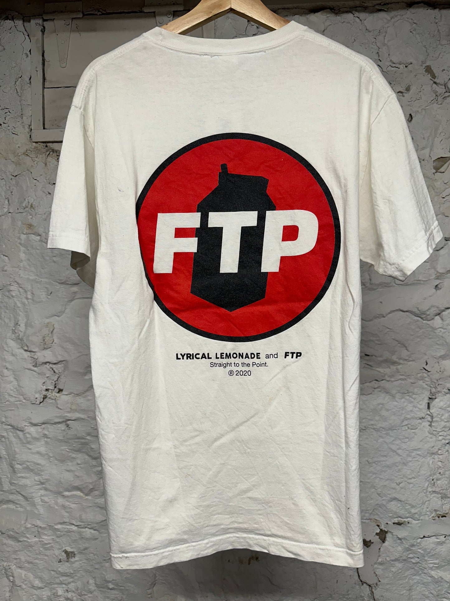 Lyrical Lemonade FTP White T-Shirt Sz L