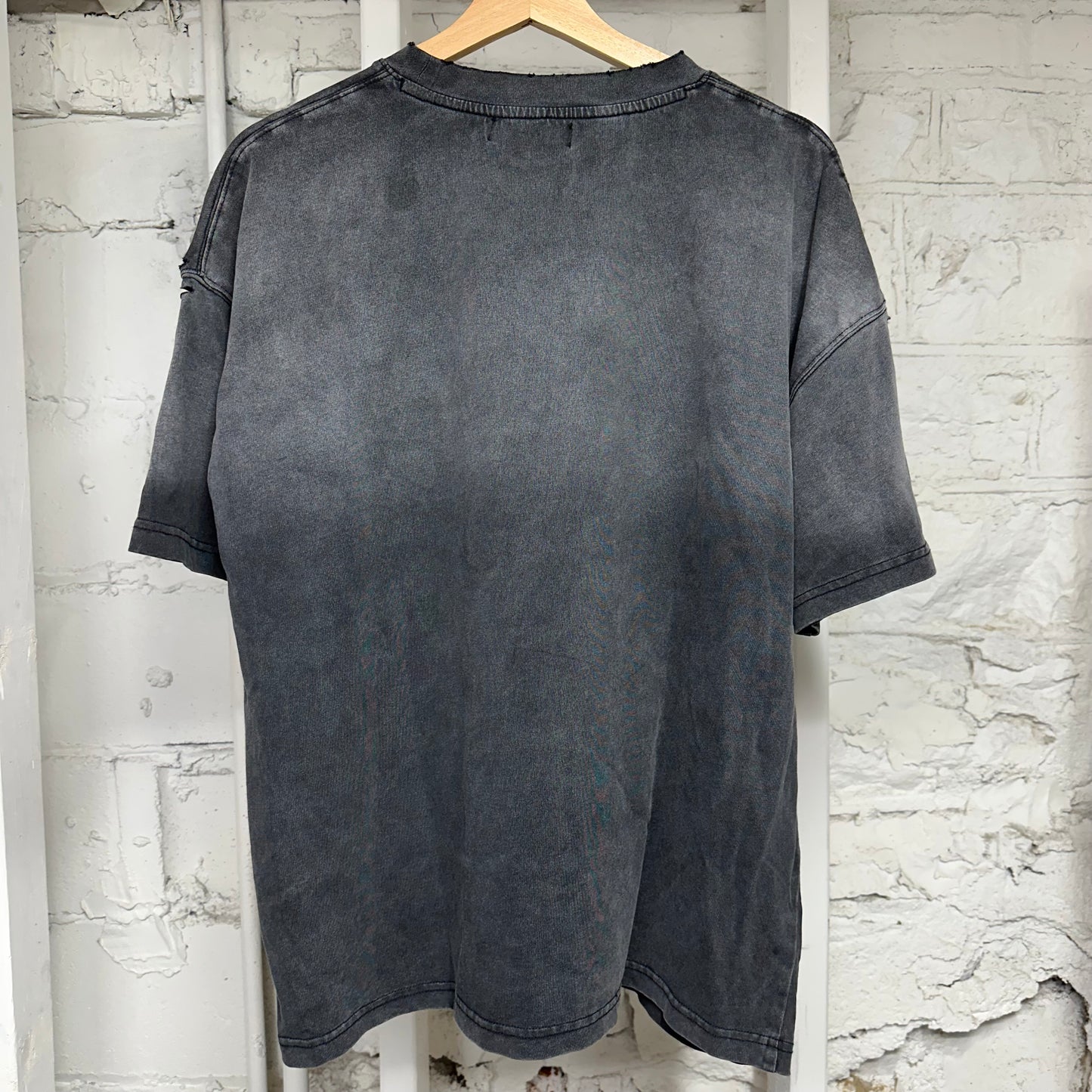 Vale Bling Graffitti Grey T-Shirt Sz S