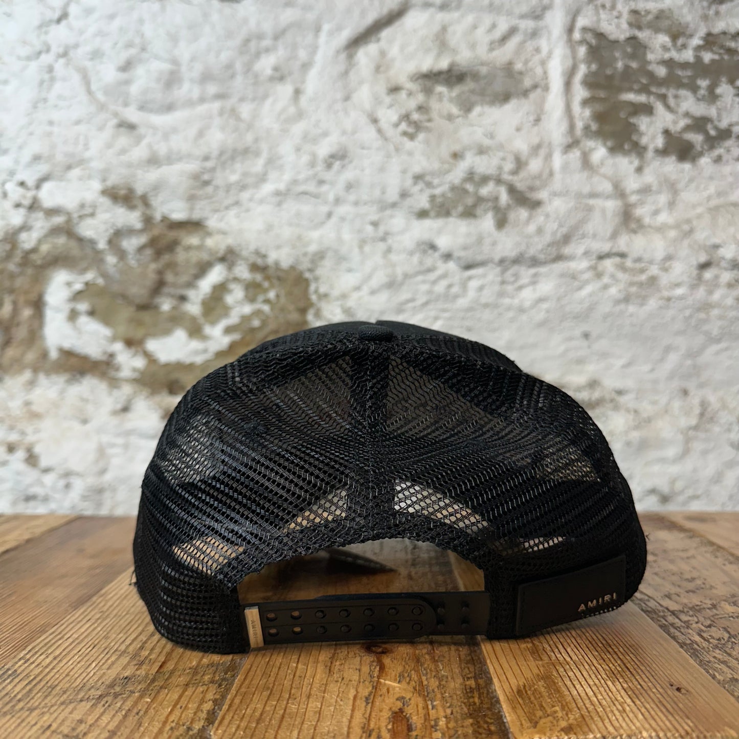 Amiri Green Camo Star Black Trucker Hat