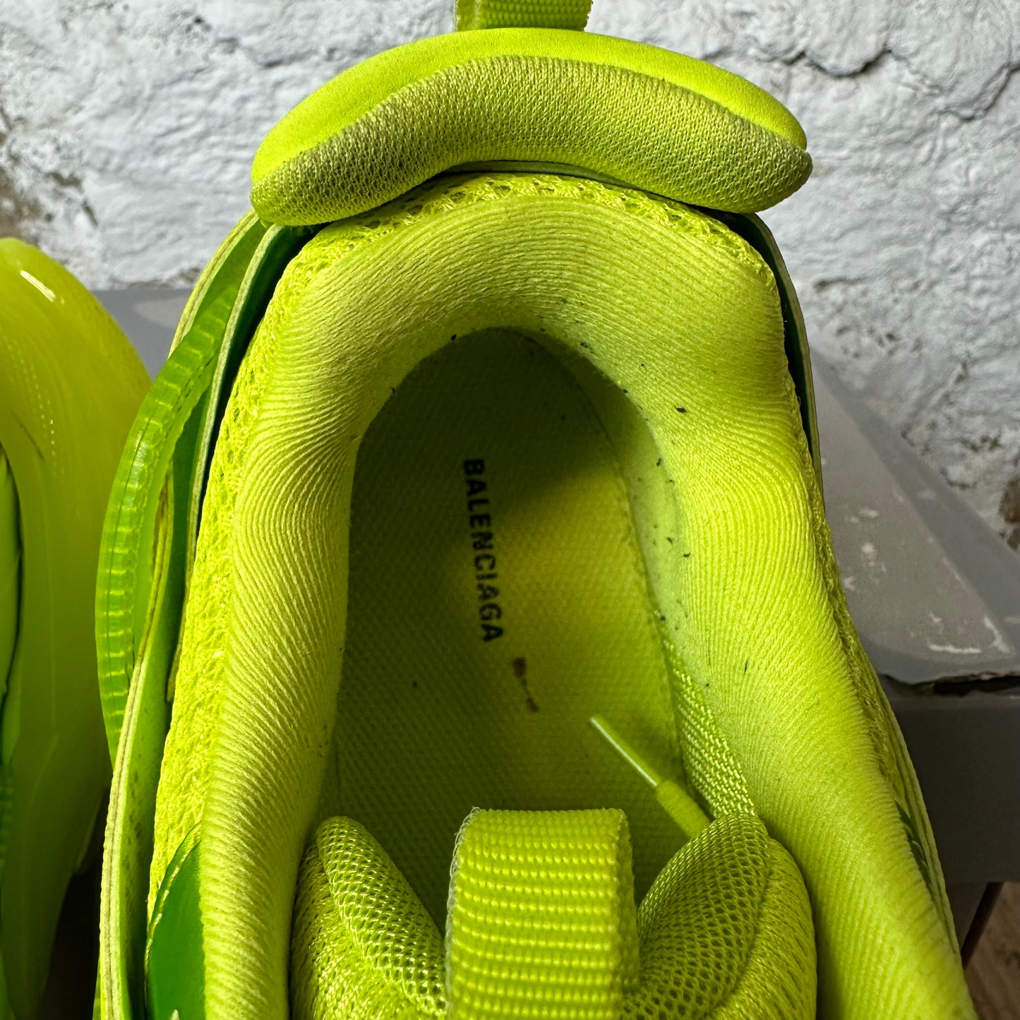 Balenciaga Track Runner Neon Yellow Sneaker Sz 11 (44)