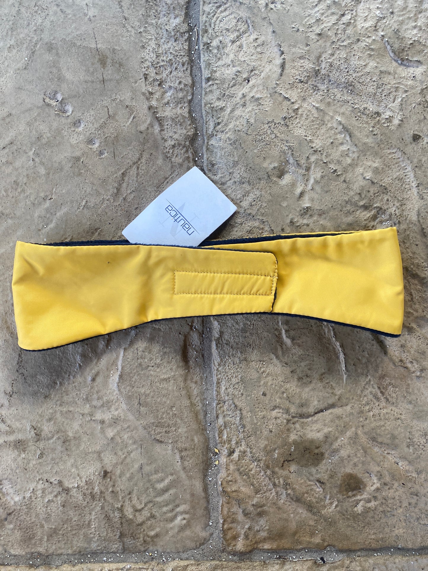 Nautica Competition 90s Yellow Fleece Ear Warmer Headband