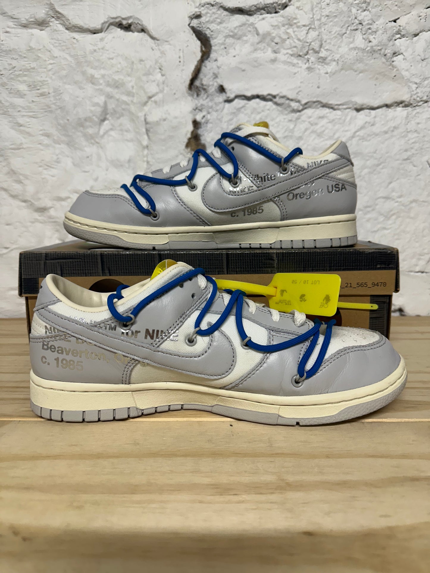 Nike Dunk Low Off-White Lot 10 Sz 8.5