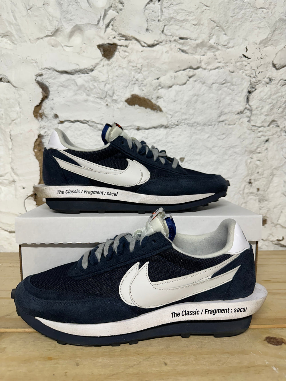 Nike LD Waffle Sacai Fragment Blue Sz 12
