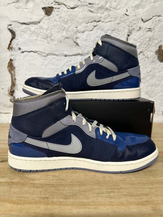 Air Jordan 1 Mid Craft Obsidian Sz 13