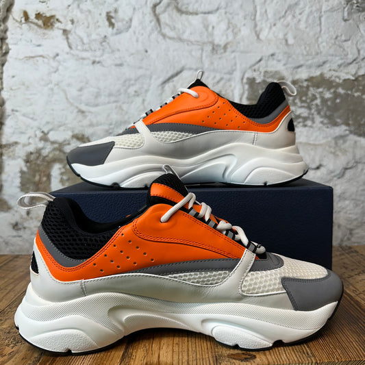Dior B22 Orange White Black Sneaker Sz 13 (46)