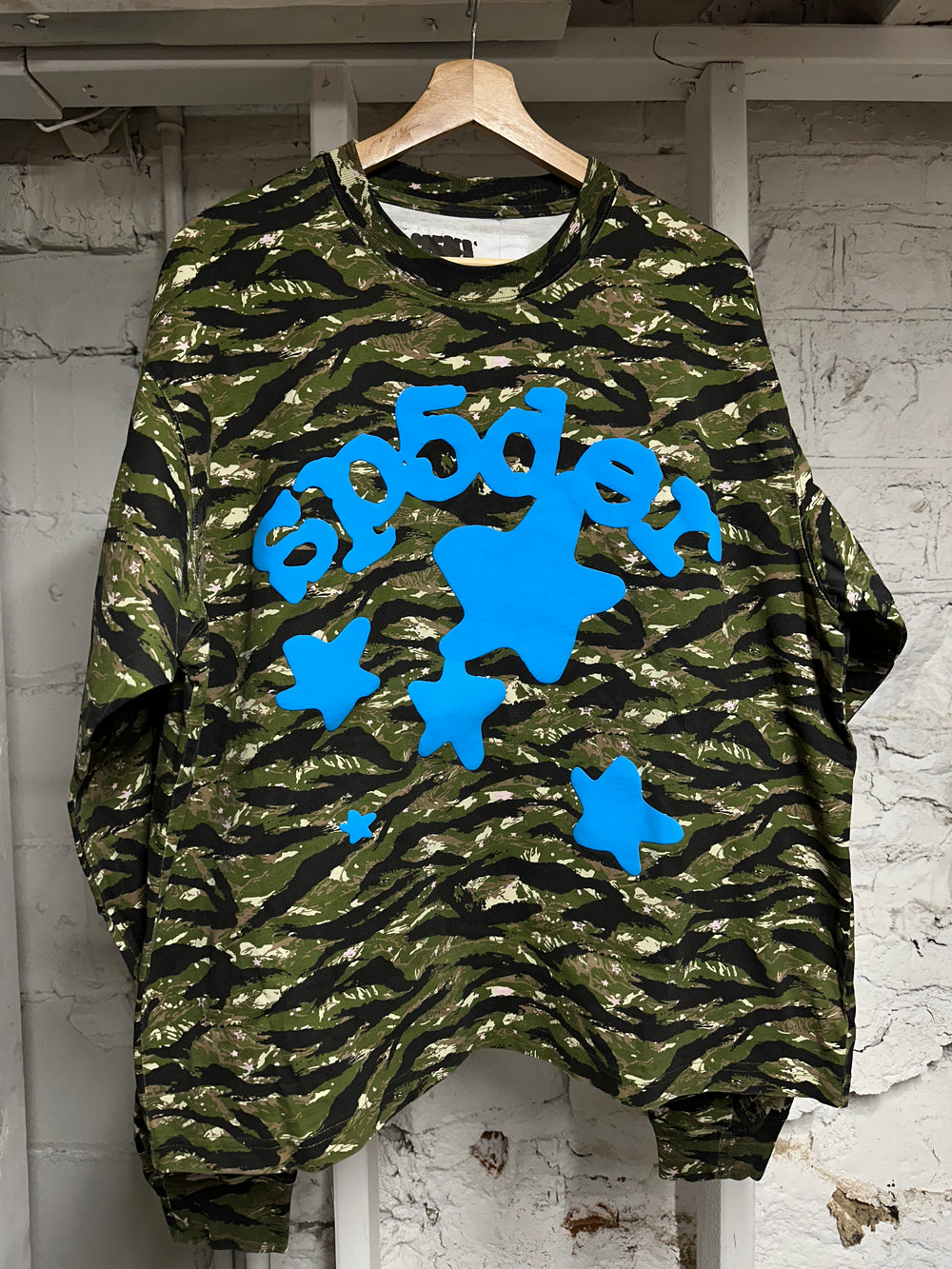 Spider Tiger Camo L/S Sz L