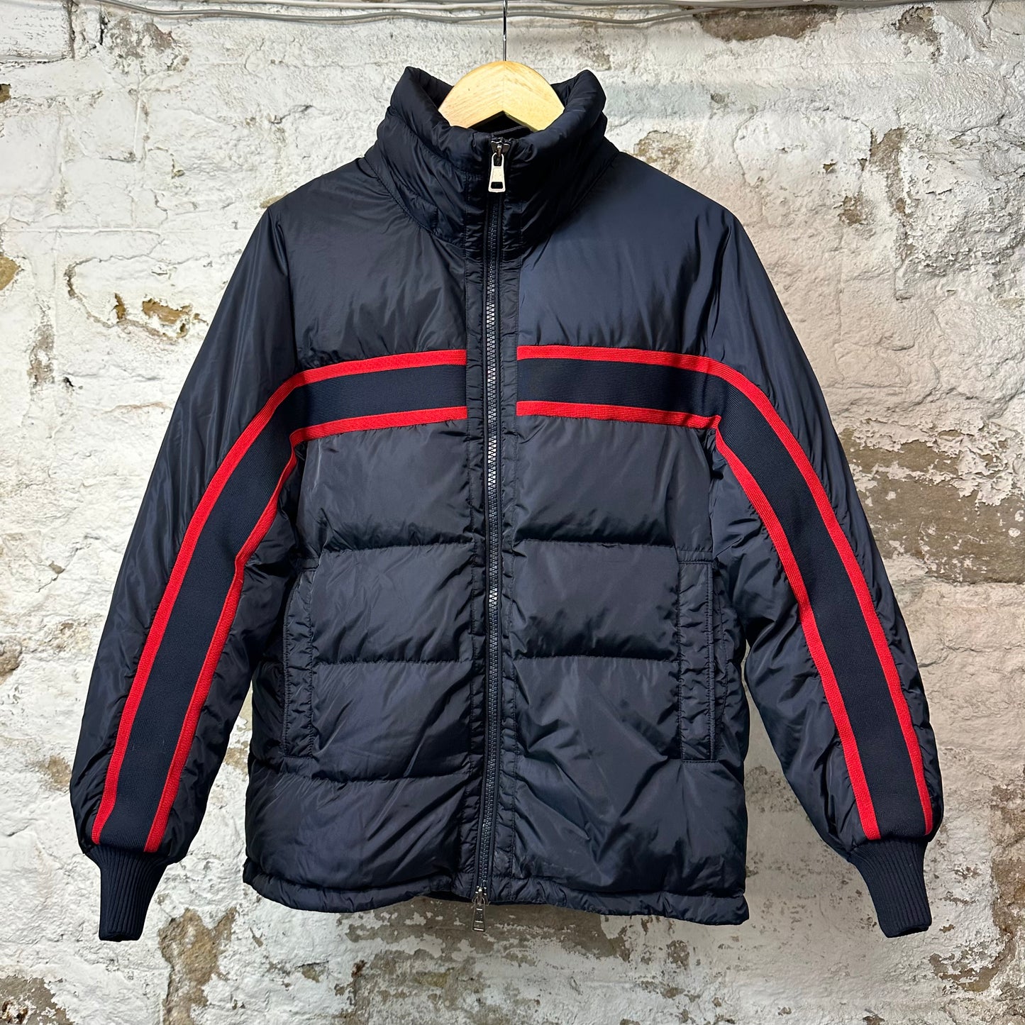 Moncler Richard Giubbotto Navy Puffer Jacket Sz S (1)