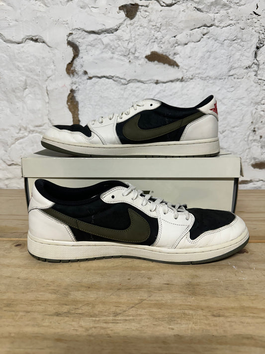 Air Jordan 1 Low Travis Scott Olive Sz 13 (14.5W)