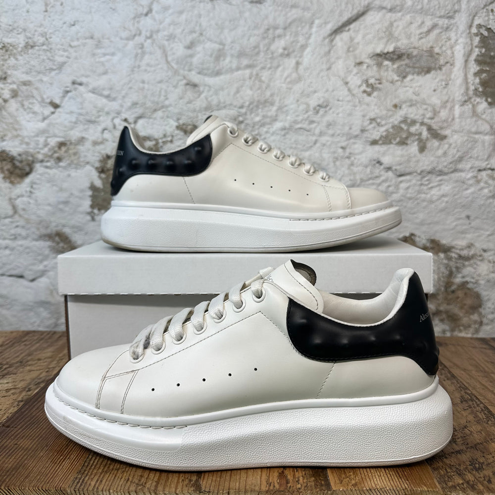 Alexander Mcqueen Black Stud Tab White Sneaker Sz 10 (43) No Box