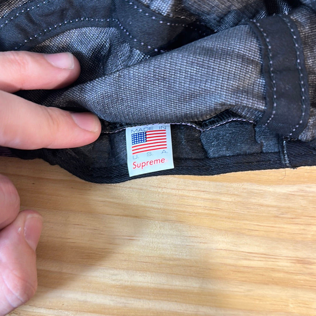 Supreme x Liberty Fabrics Leopard Camp Cap Purple Hat