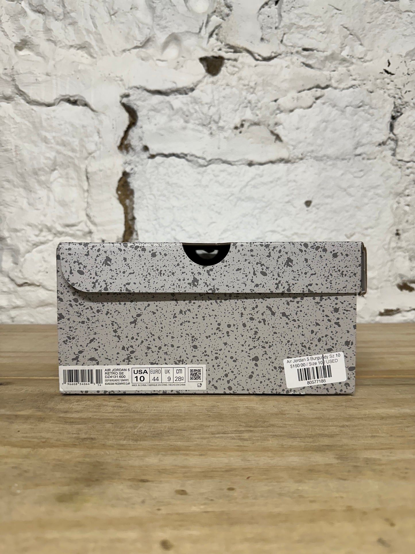 Air Jordan 5 Burgundy Sz 10