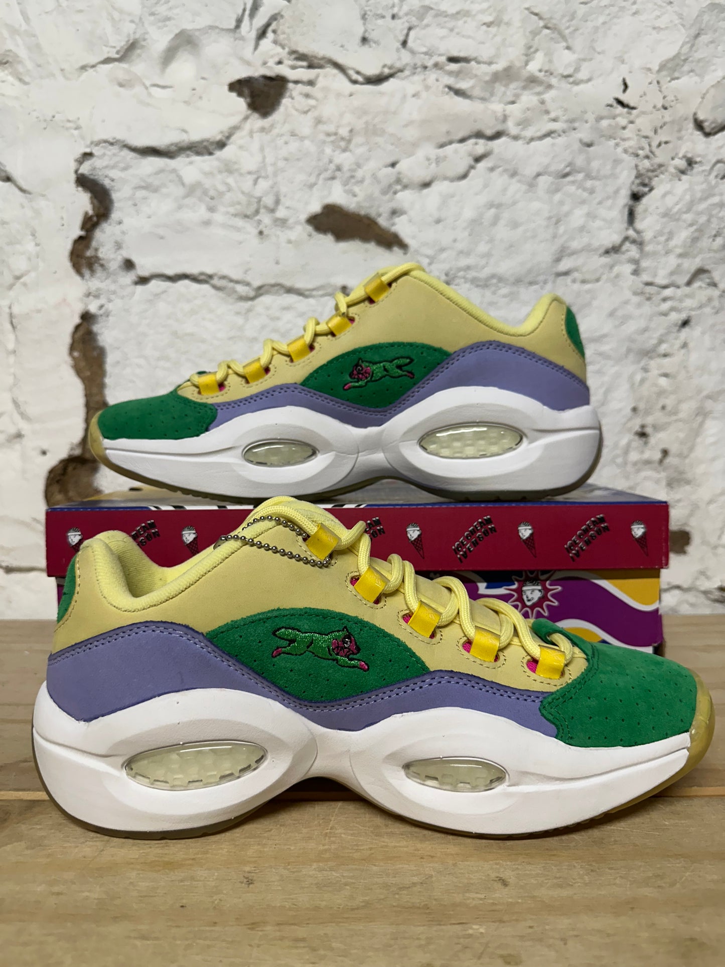 Reebok Question Low BBC Ice Cream Sz 8