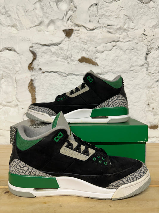 Air Jordan 3 Pine Green Sz 10