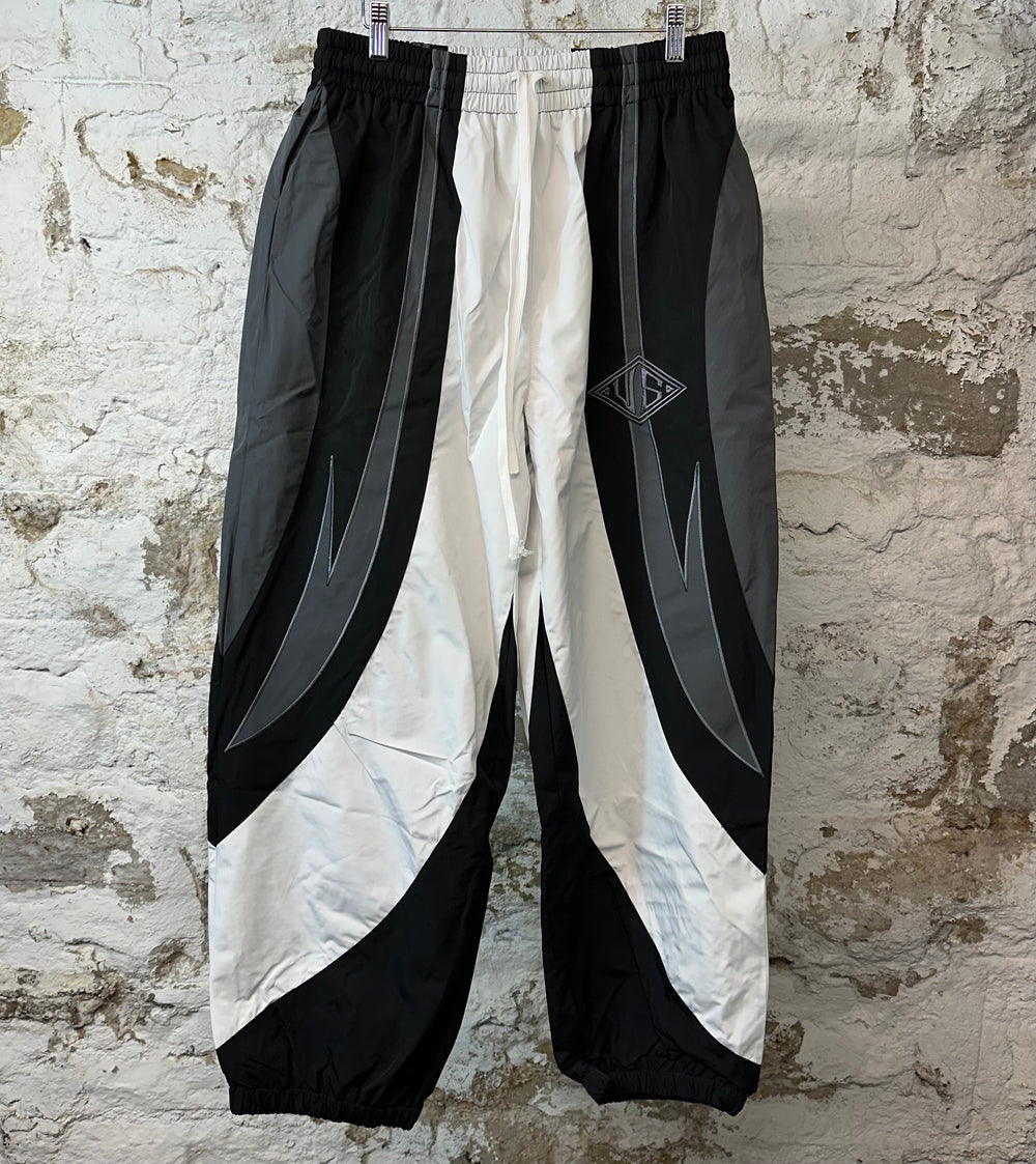 Vale Black Gray White Track Pants