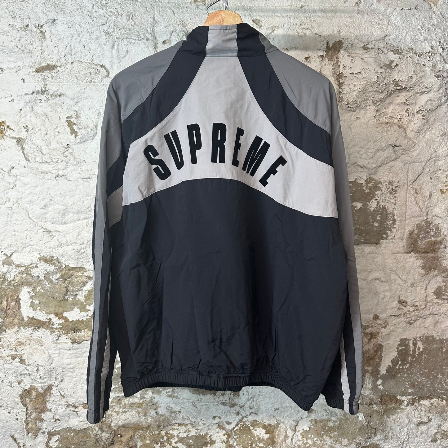 Supreme Umbro Black Grey Track Jacket Sz M