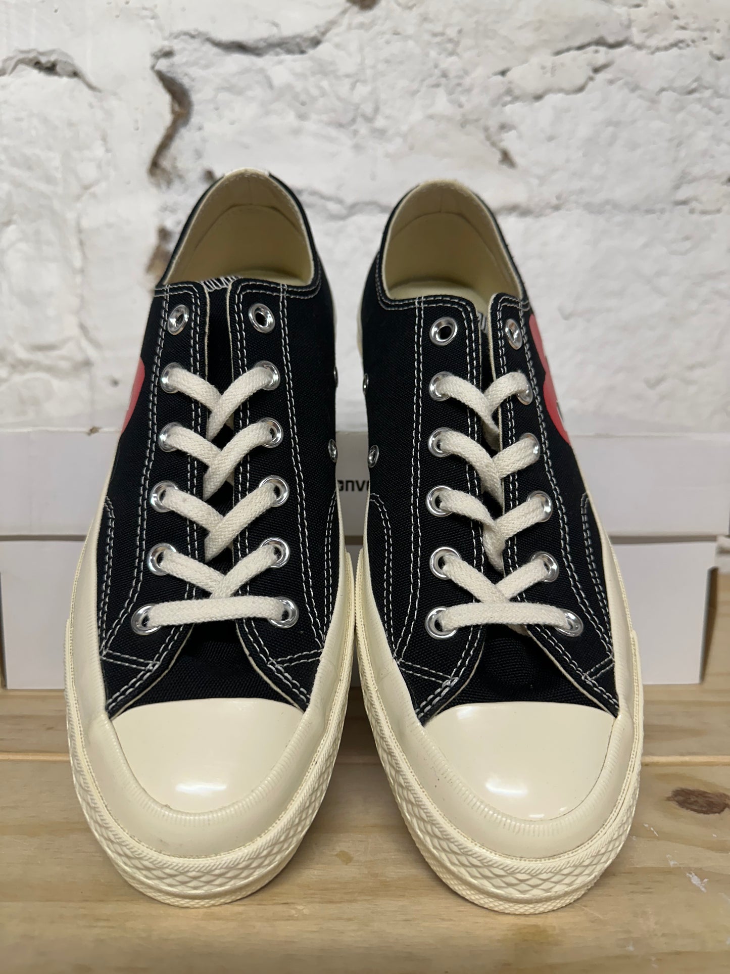 Converse Chuck Taylor All Star 70 OX CDG Low Black Red Sz 7