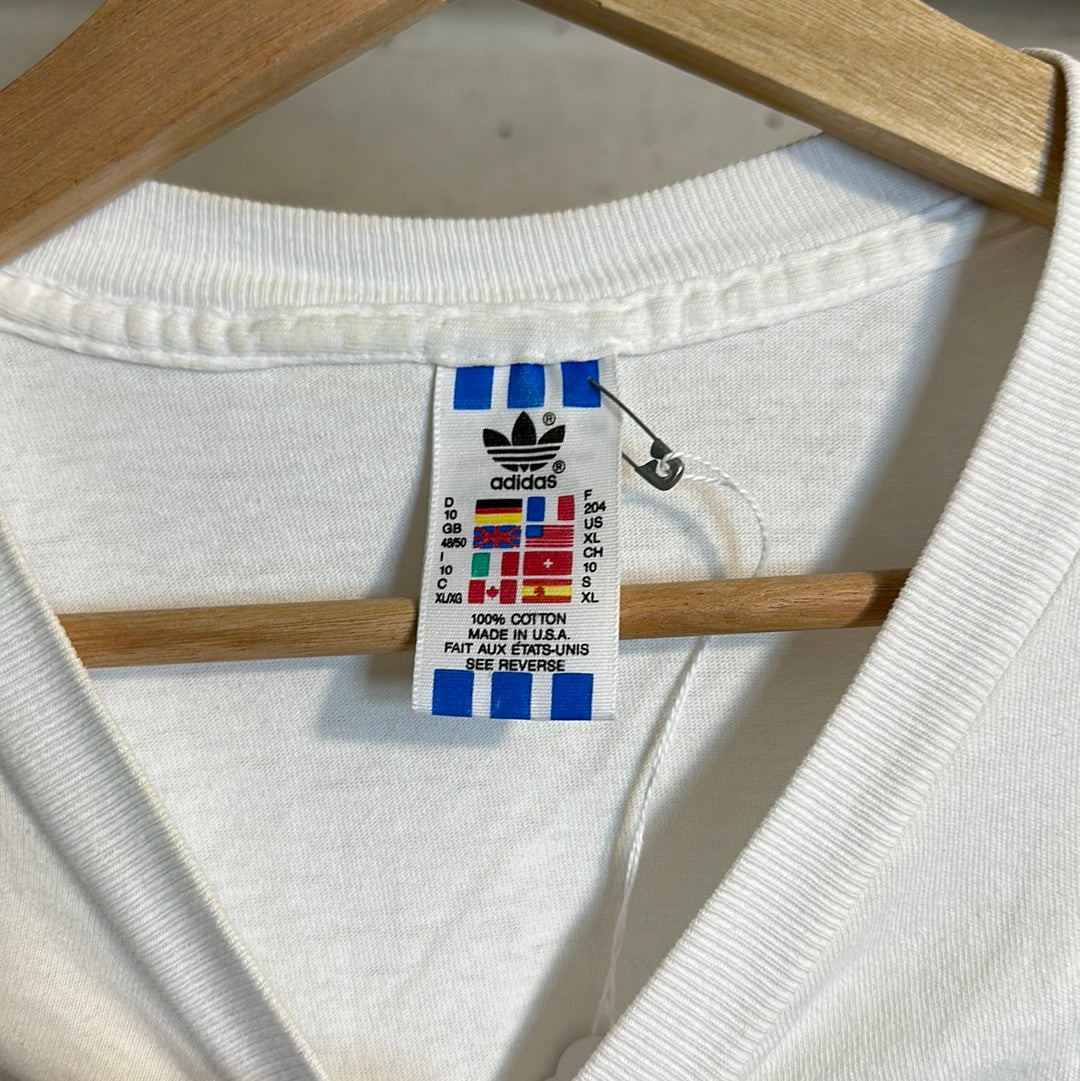 Adidas Ireland Soccer White Tee Sz XL