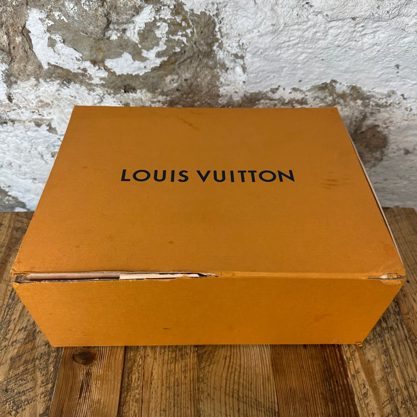 Louis Vuitton Black Grey Yellow Trainer Sneaker Sz 10 (8.5LV)