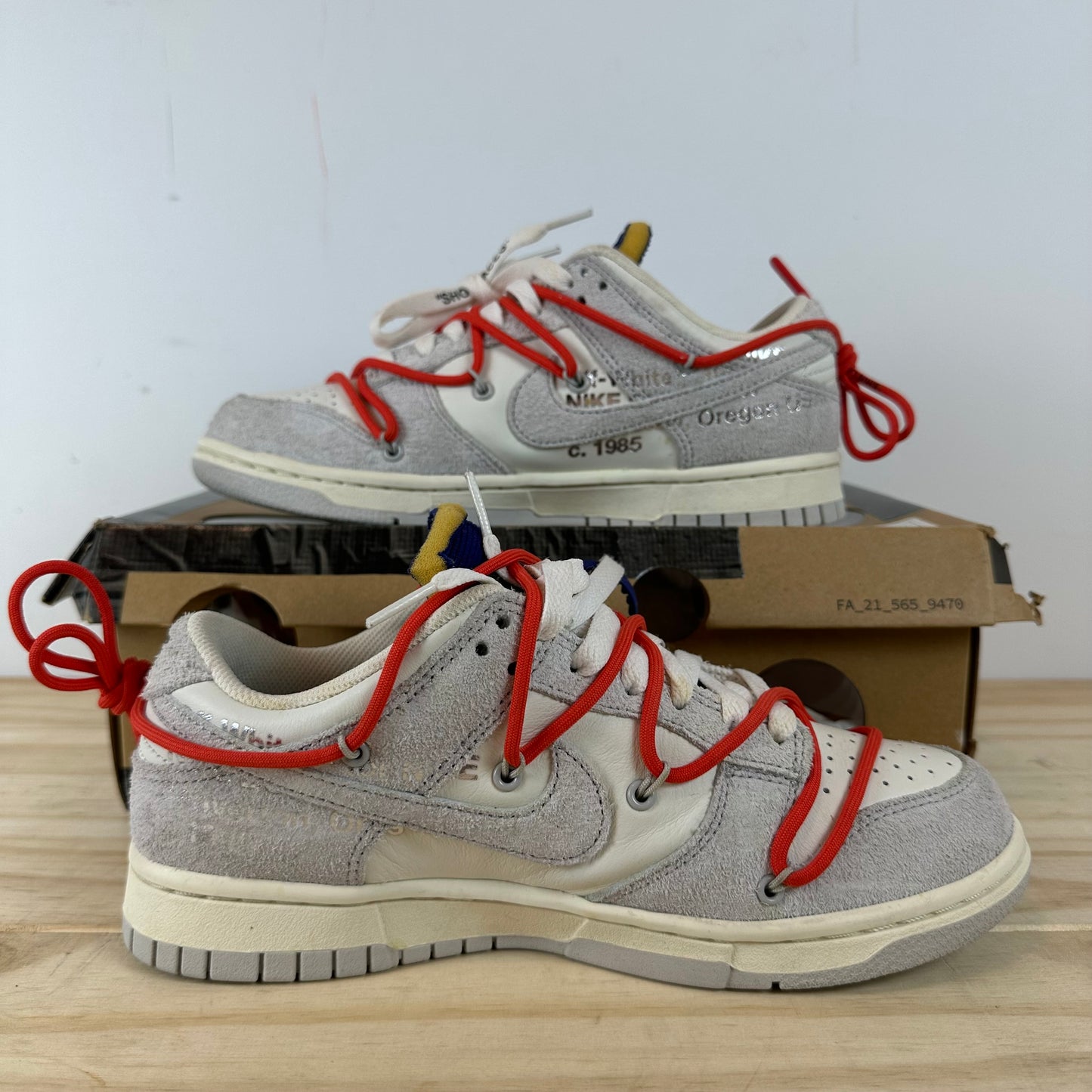 Nike Dunk Low Off-White Lot 13 Sz 6.5