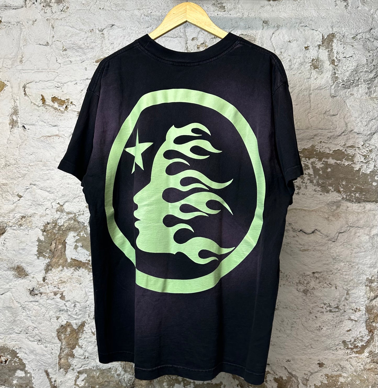 Hellstar Sports Logo T-shirt Black Purple Sz L