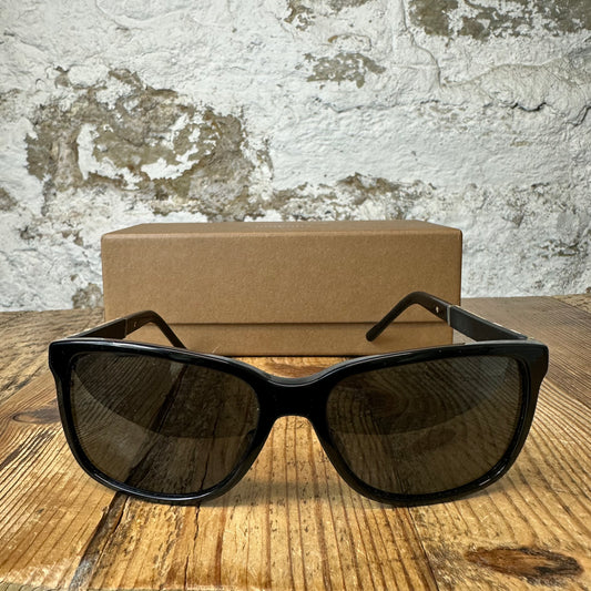 Burberry Black Tan Plaid Sunglasses W/ Box