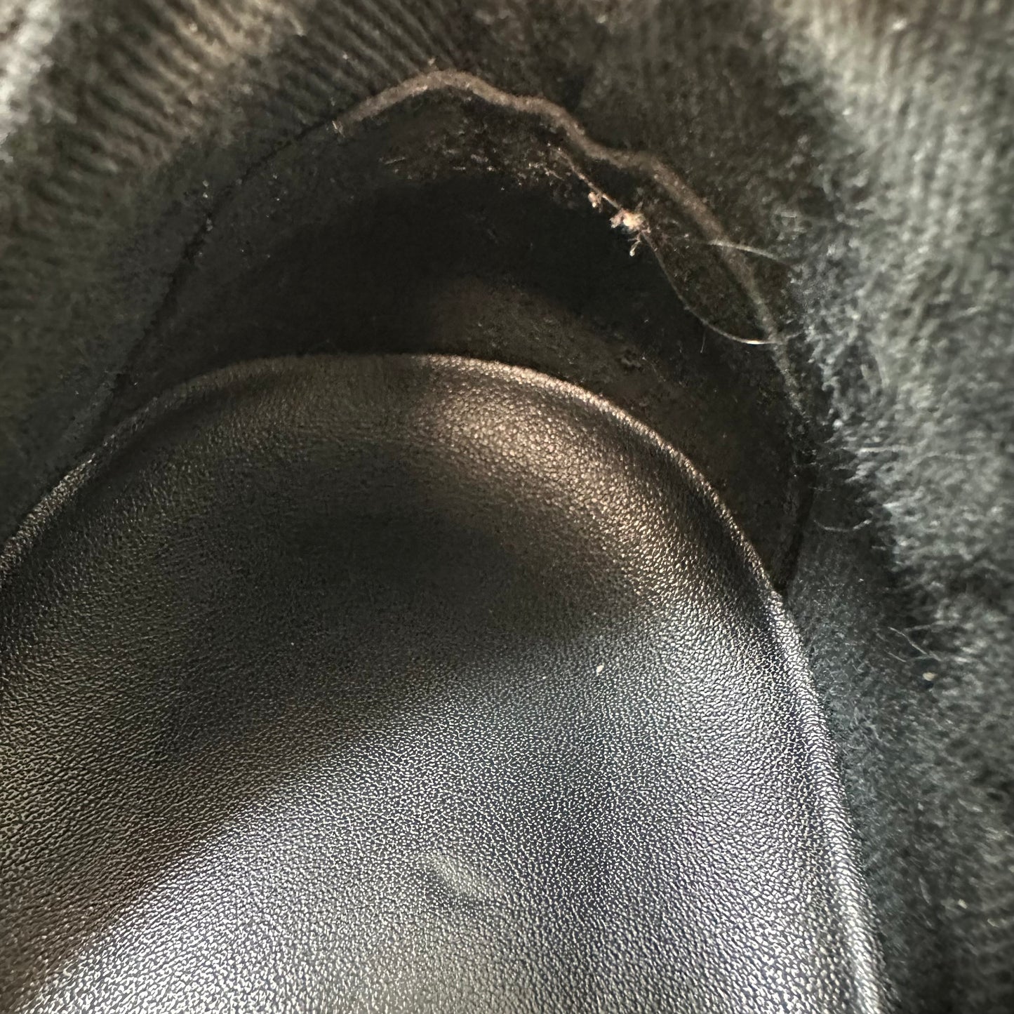 Rick Owens Jumbo Lace Triple Black Canvas Sneaker Sz 12 (45)