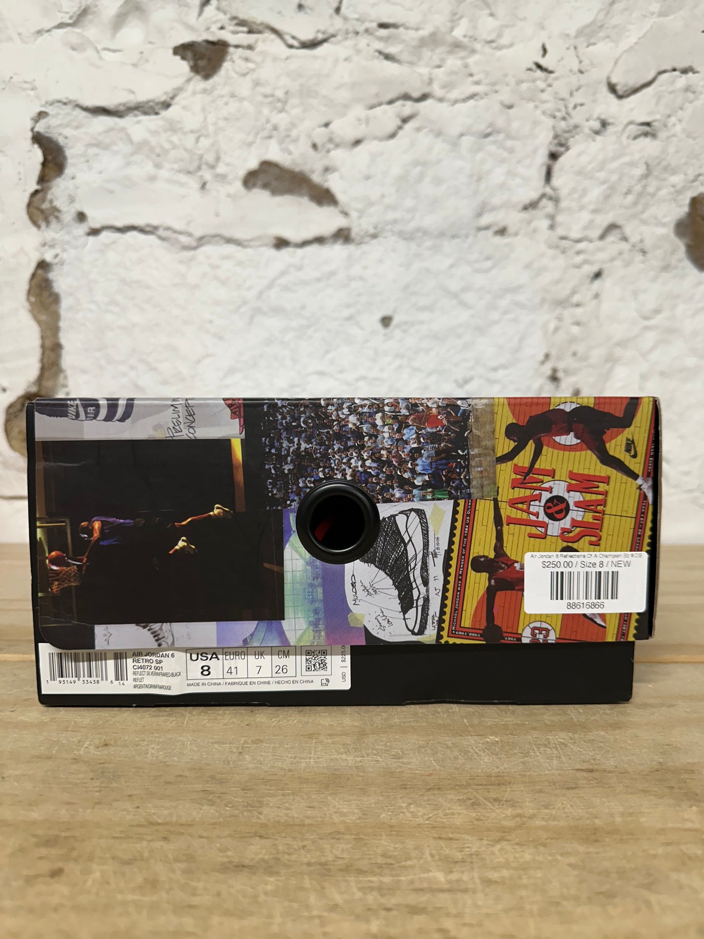 Air Jordan 6 Reflections Of A Champion Sz 8 DS
