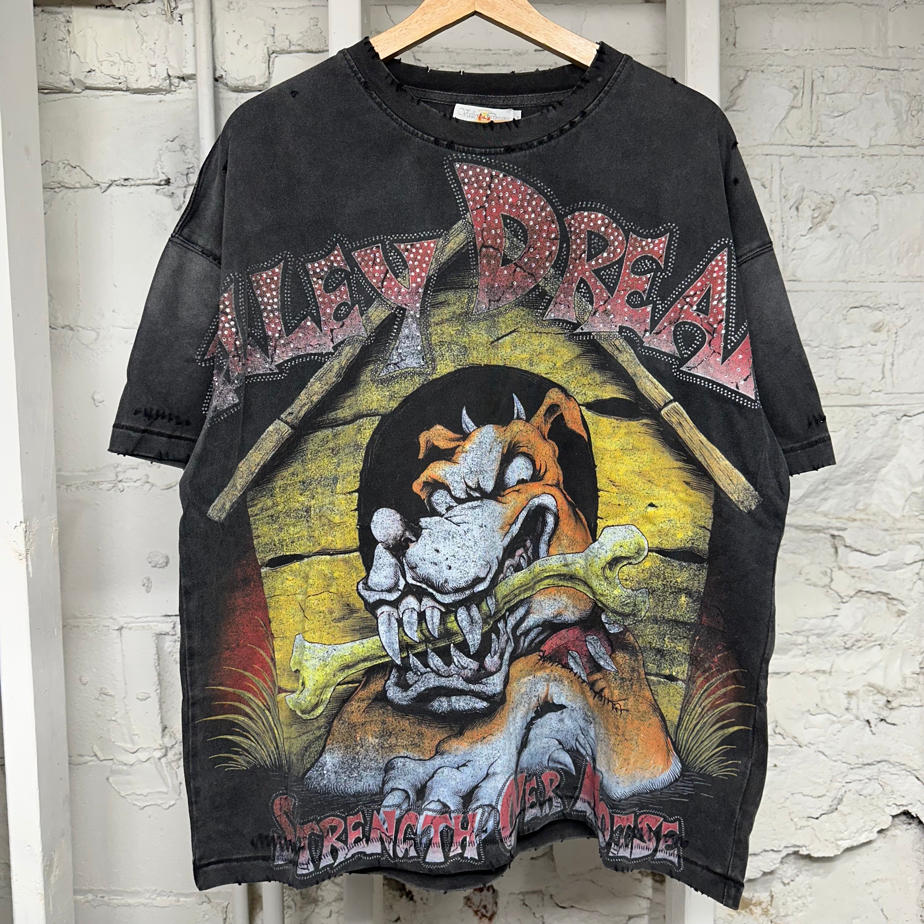 Vale Doghouse Black T-Shirt Sz L