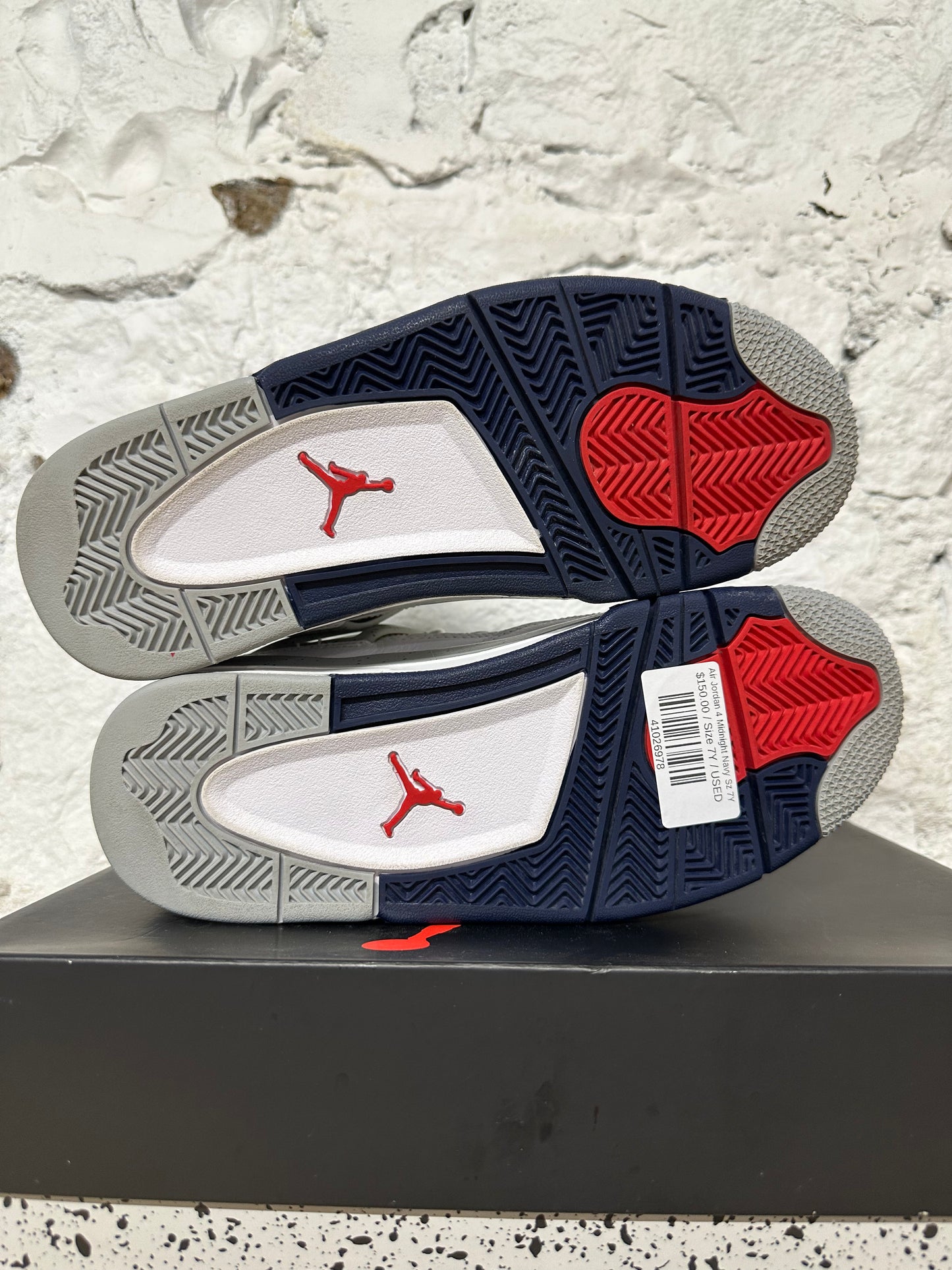 Air Jordan 4 Midnight Navy Sz 7Y