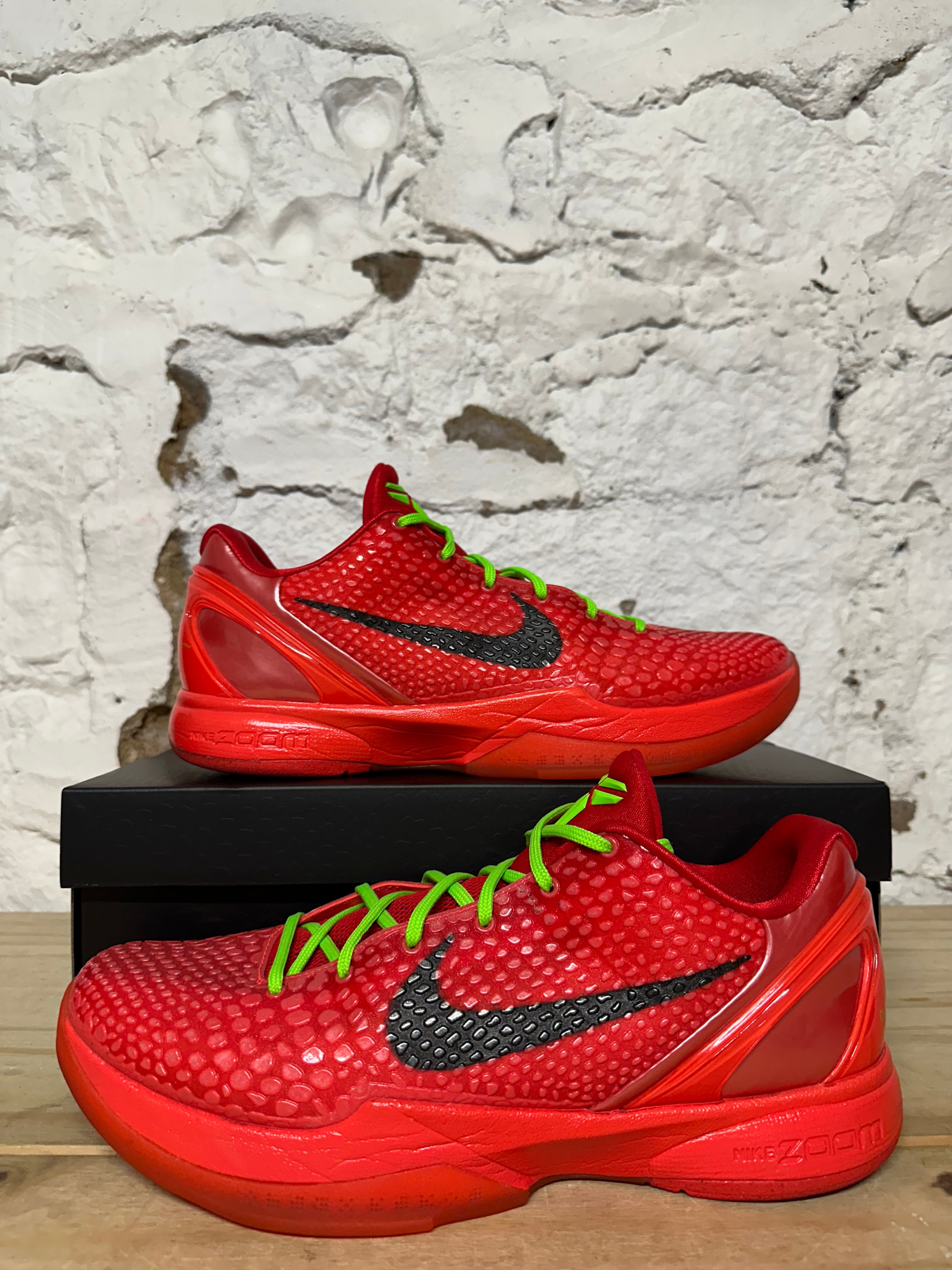 Nike Kobe 6 Protro Reverse Grinch Sz 12