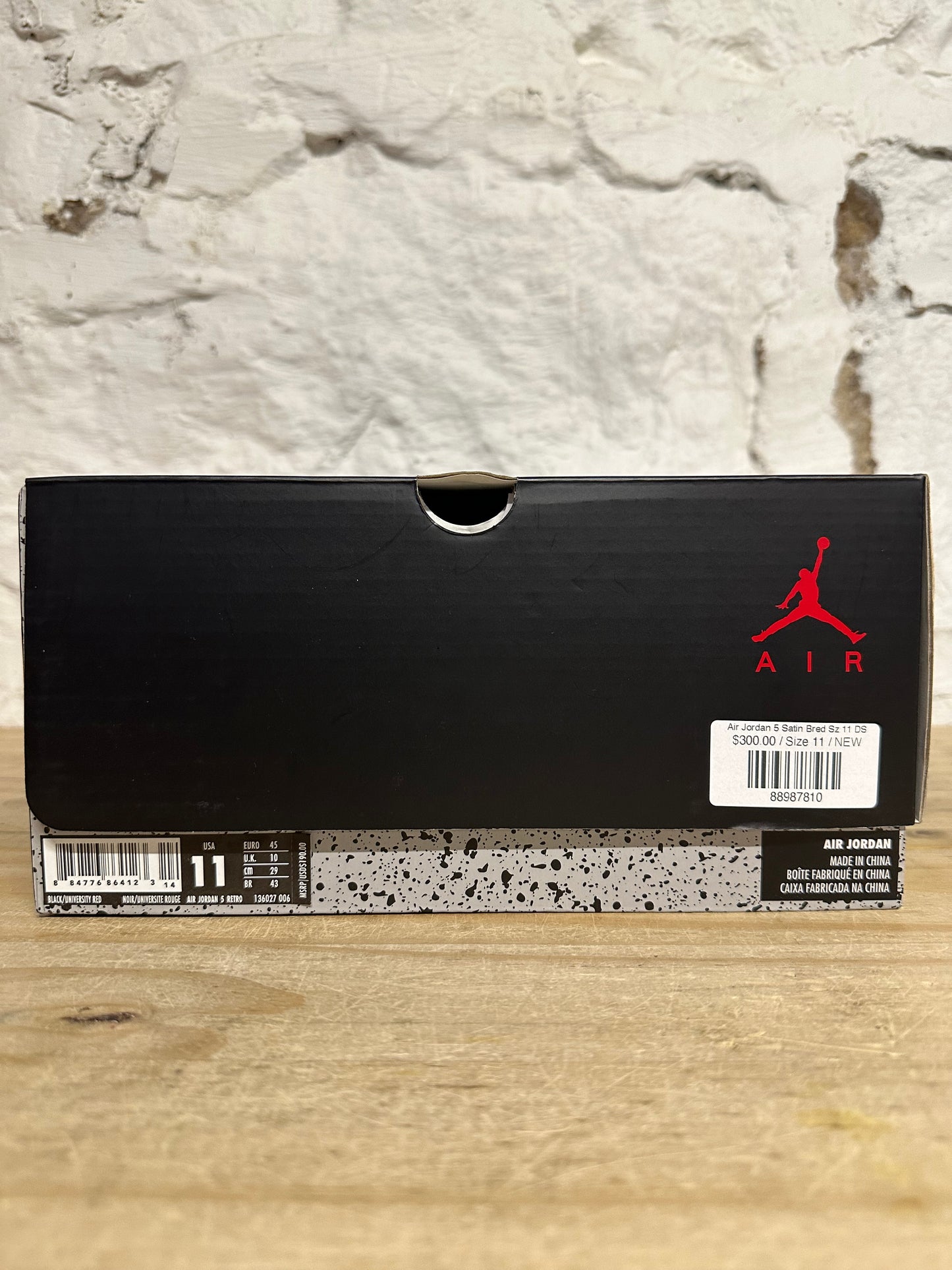 Air Jordan 5 Satin Bred Sz 11 DS