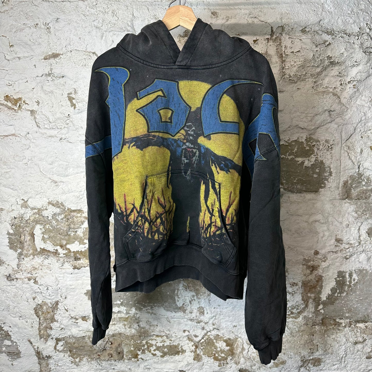 Vale Scarecrow Hoodie Black Sz M DS