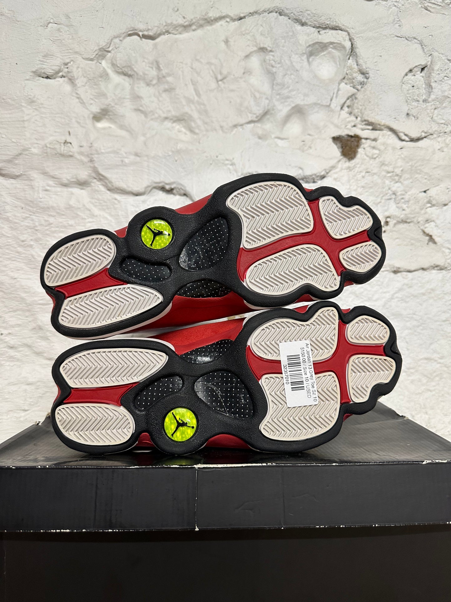 Air Jordan 13 Grey Toe Sz 10