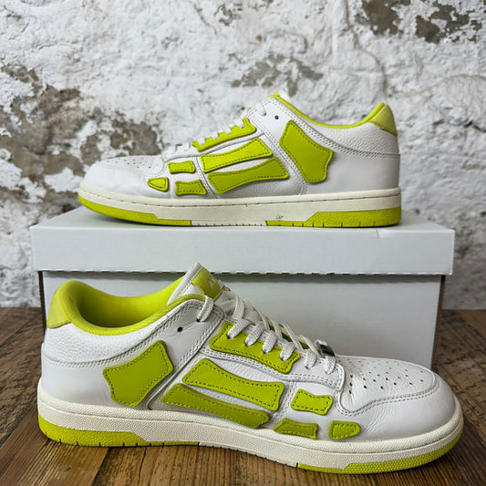 Amiri Yellow Skeleton White Sneaker Sz 10 (43) No Box