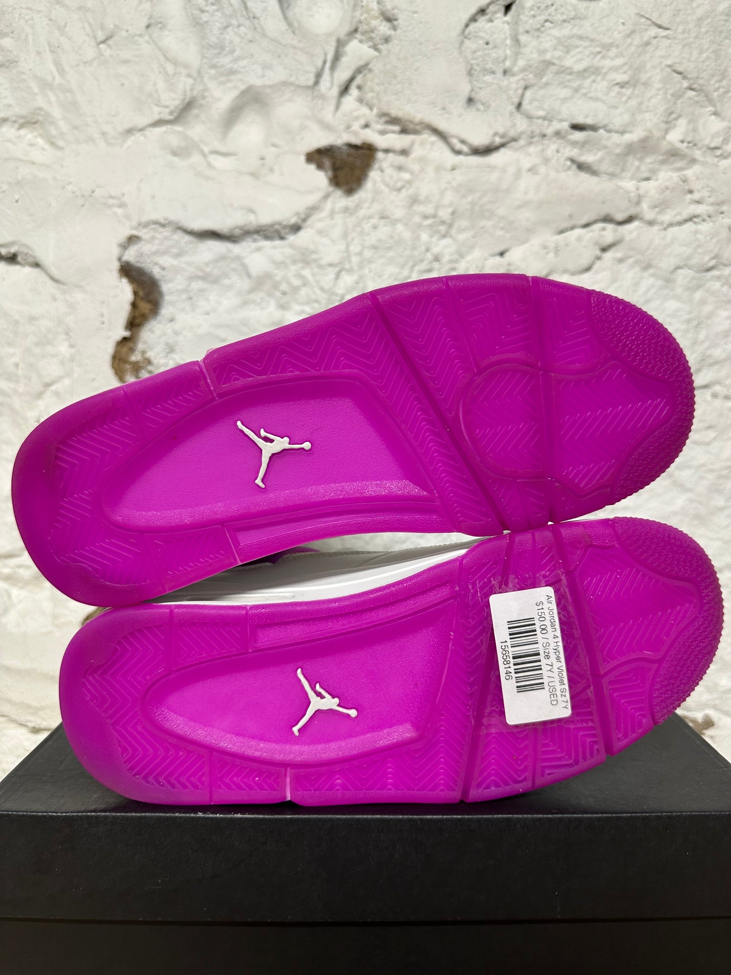 Air Jordan 4 Hyper Violet Sz 7Y