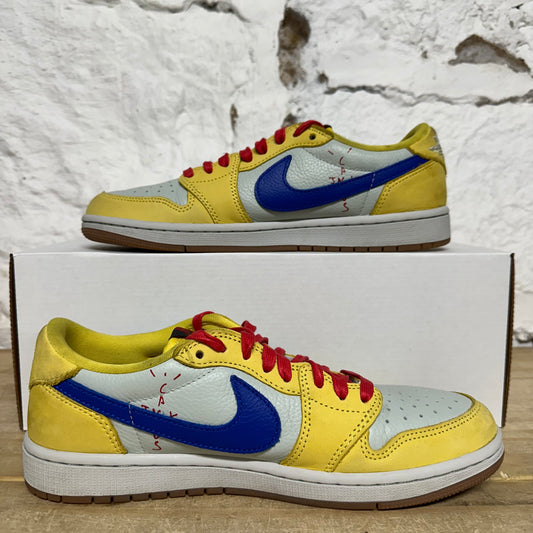 Air Jordan 1 Low Travis Scott Canary Sz 7.5 (9W)