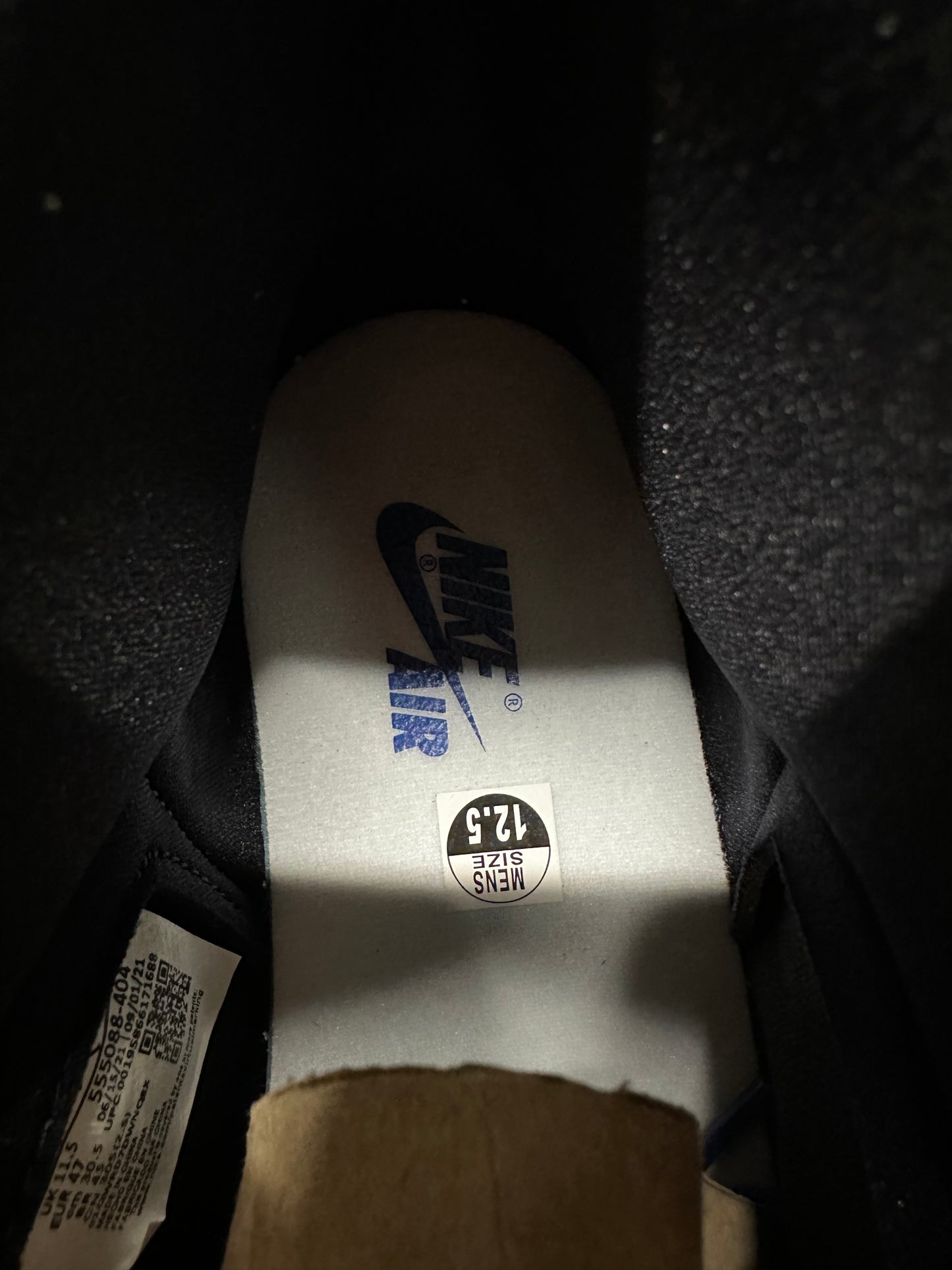 Air Jordan 1 High Dark Marina Blue Sz 12.5 DS