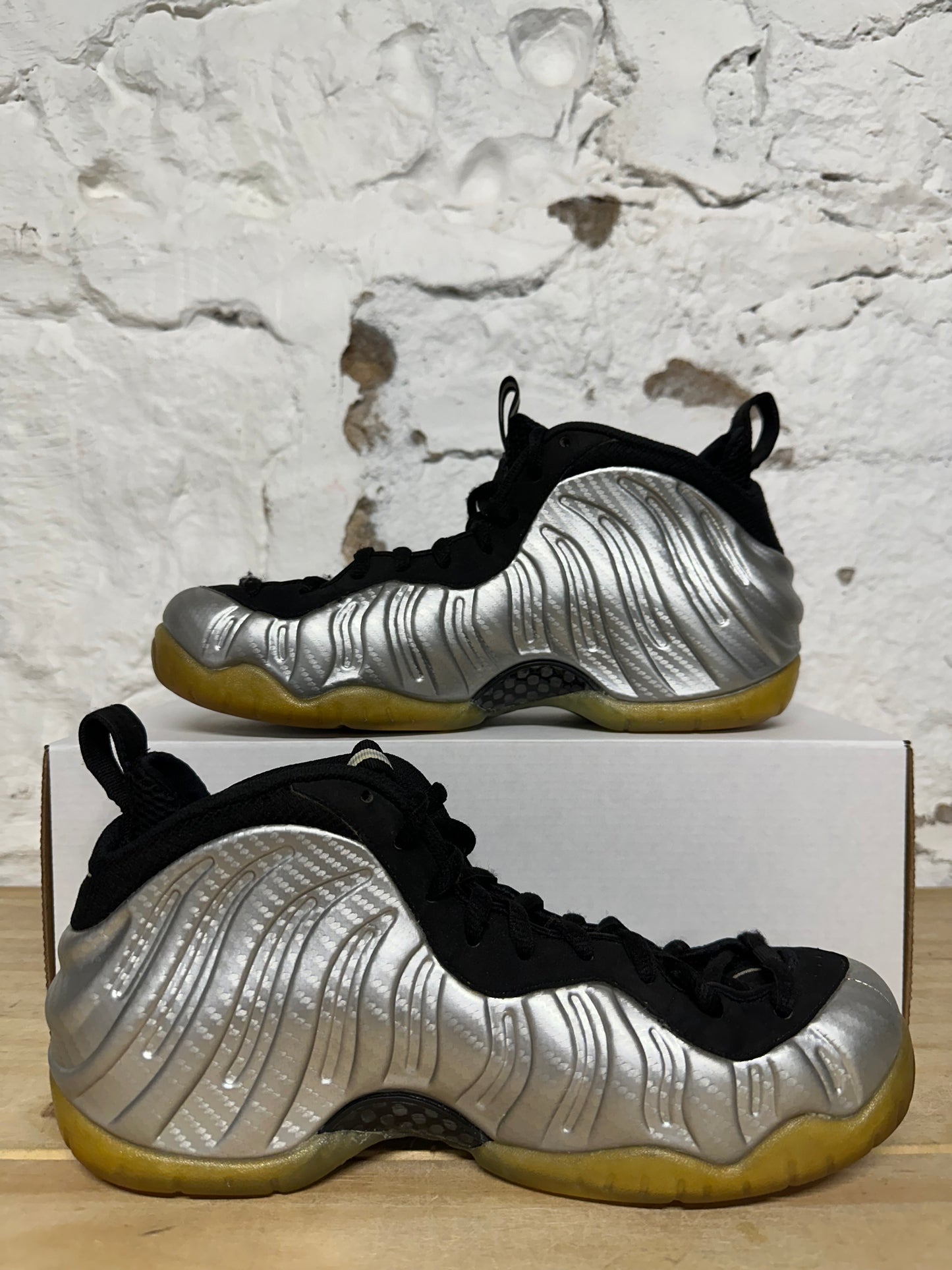 Nike Air Foamposite Pro Silver Surfer Sz 8