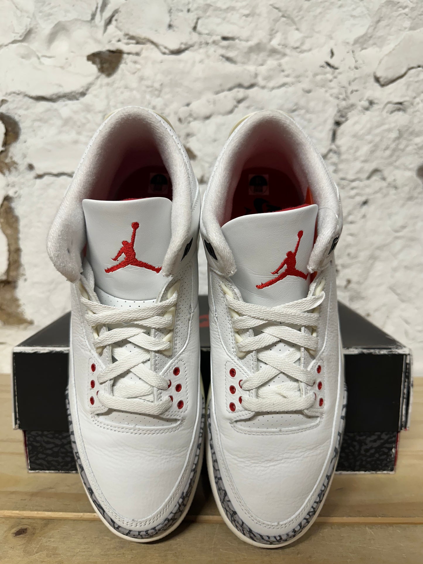 Air Jordan 3 White Cement Reimagined Sz 10