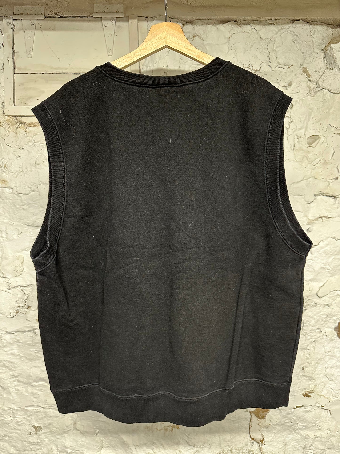 Supreme Black Vneck Vest Sz XL