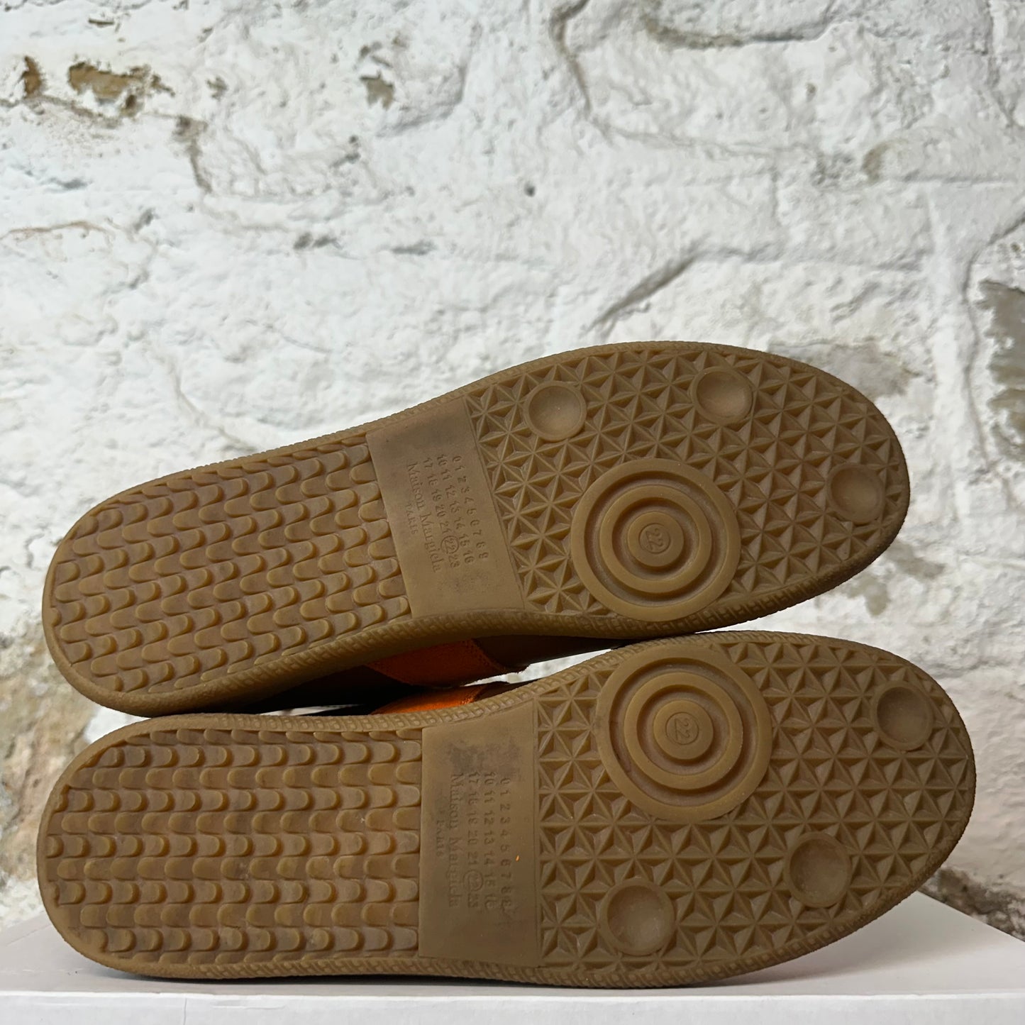 Maison Margiela High Replica Orange Brown Sneaker Sz 10 (43)